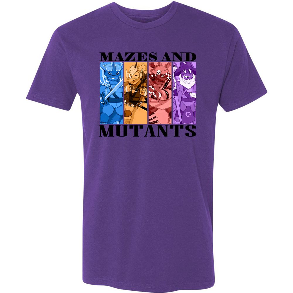 Mazes & Mutants Premium Unisex T-Shirt - Purple Rush - 7