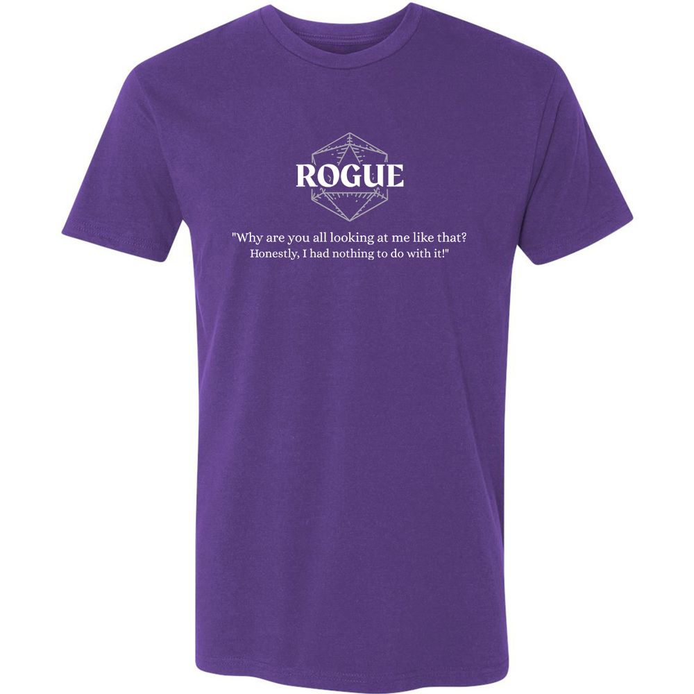 Rogue – Why Are You All Looking At Me Like That Premium Unisex T-Shirt - Purple Rush - 7