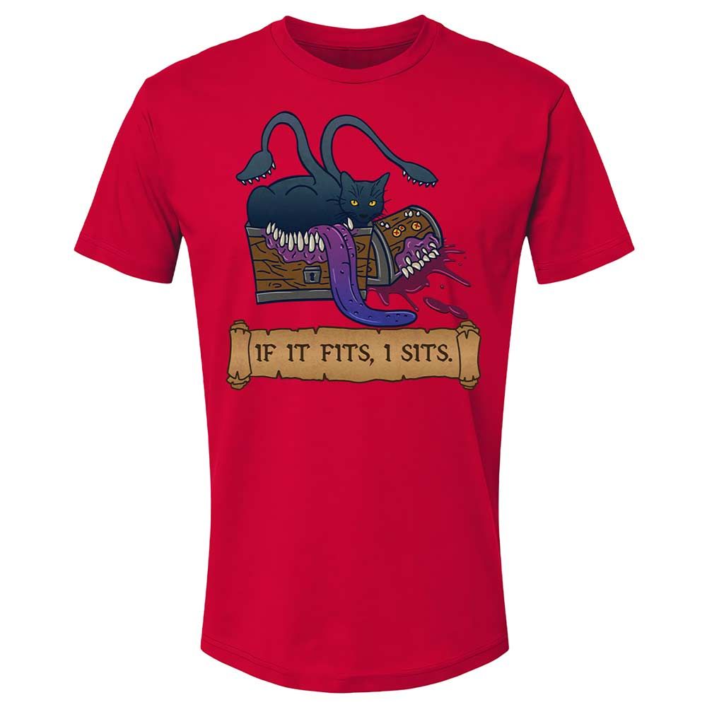 If It Fits I Sits Premium Unisex T-Shirt - Red - 7
