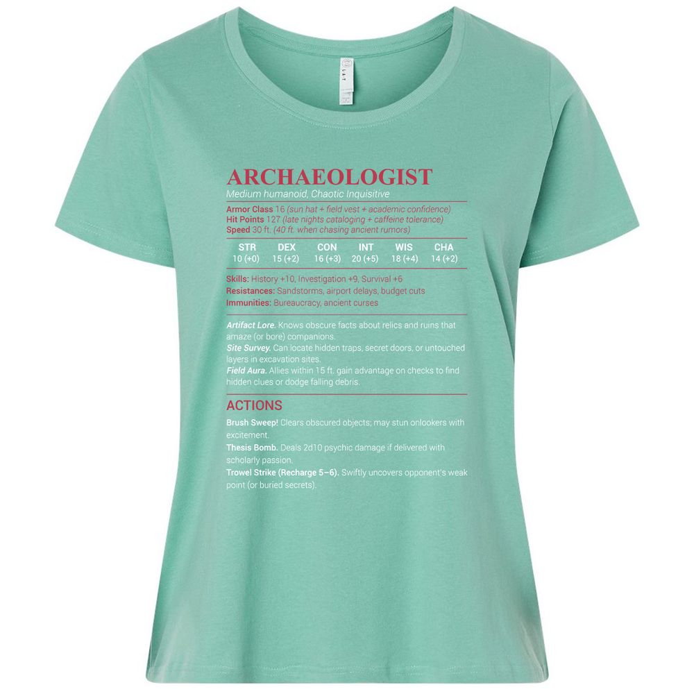 ARCHAEOLOGIST Ladies Curvy Jersey - Saltwater - 7