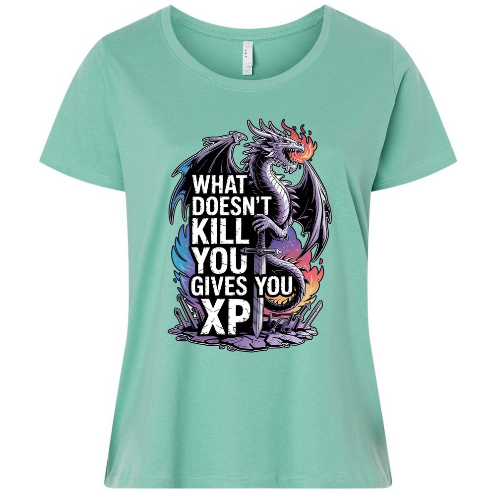 What Doesn't Kill You Dragon Ladies Curvy Jersey - Saltwater - 7