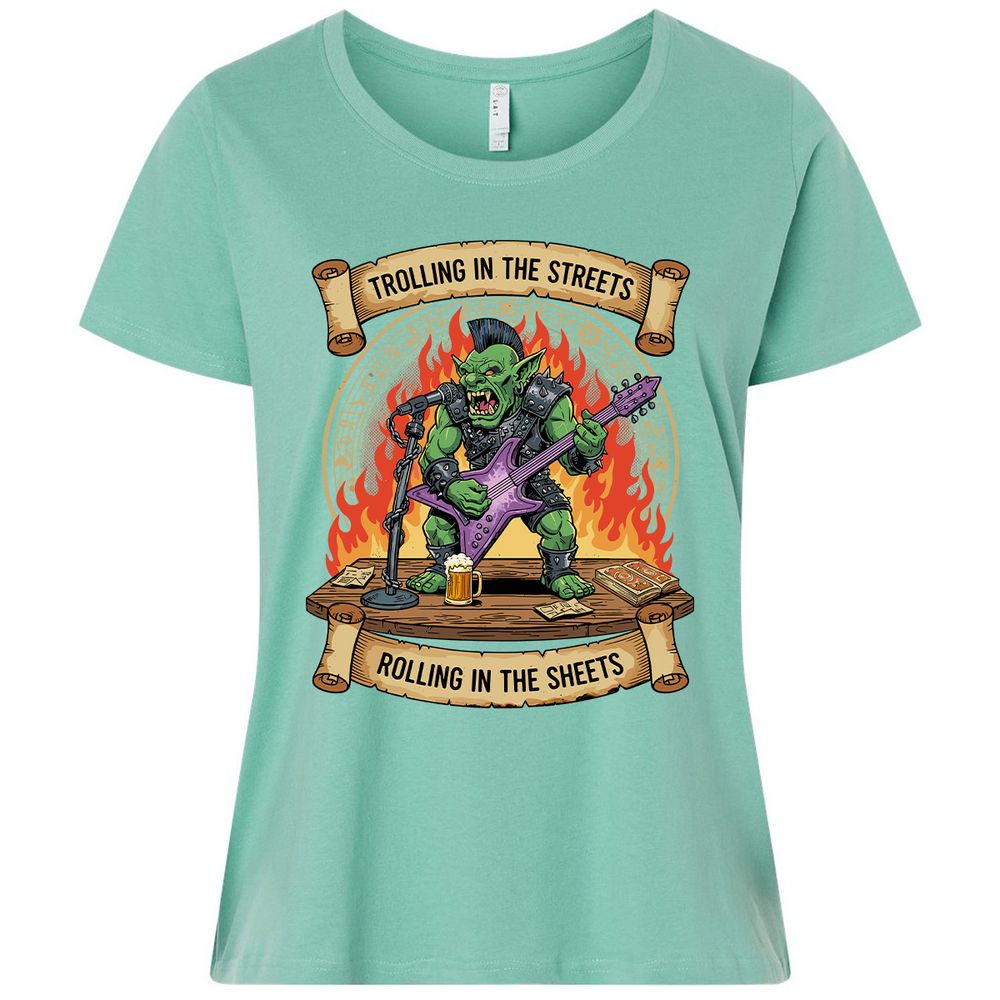 Trolling in the Streets Ladies Curvy Jersey - Saltwater - 7