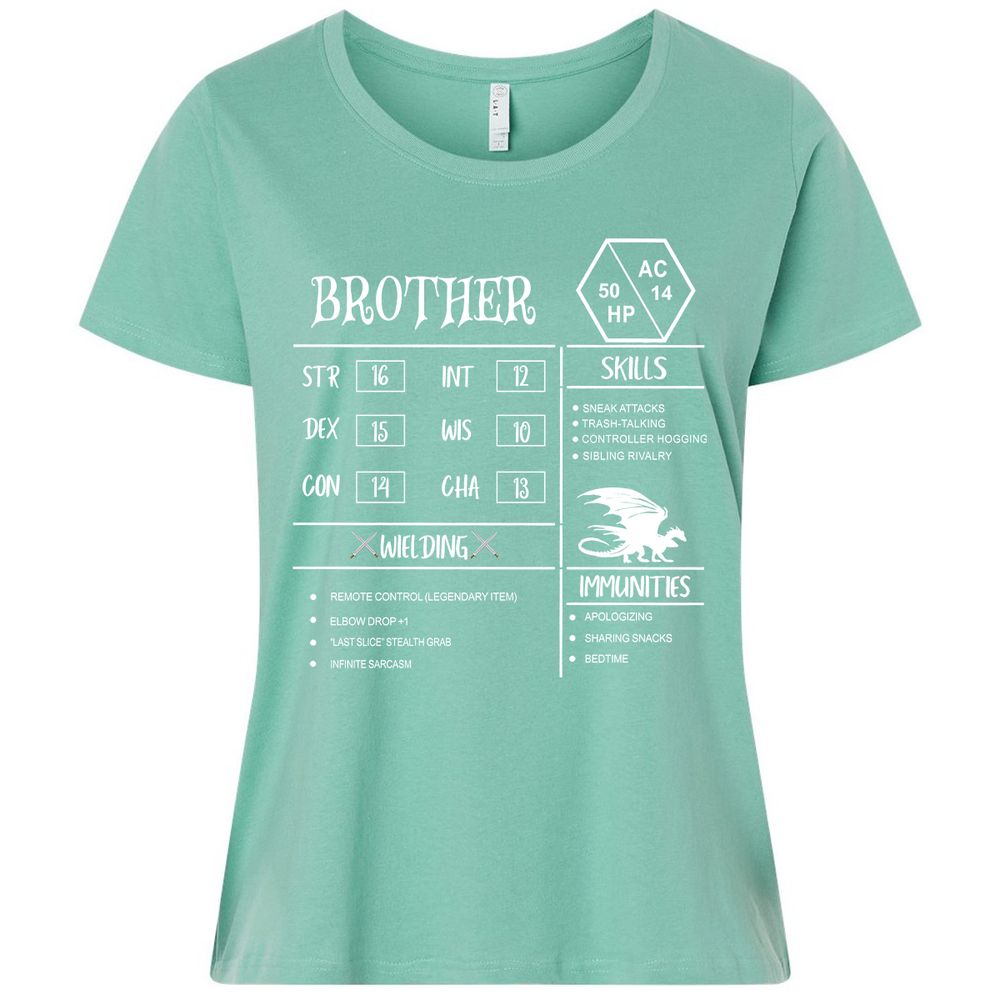 Brother Stats Ladies Curvy Jersey - Saltwater - 7