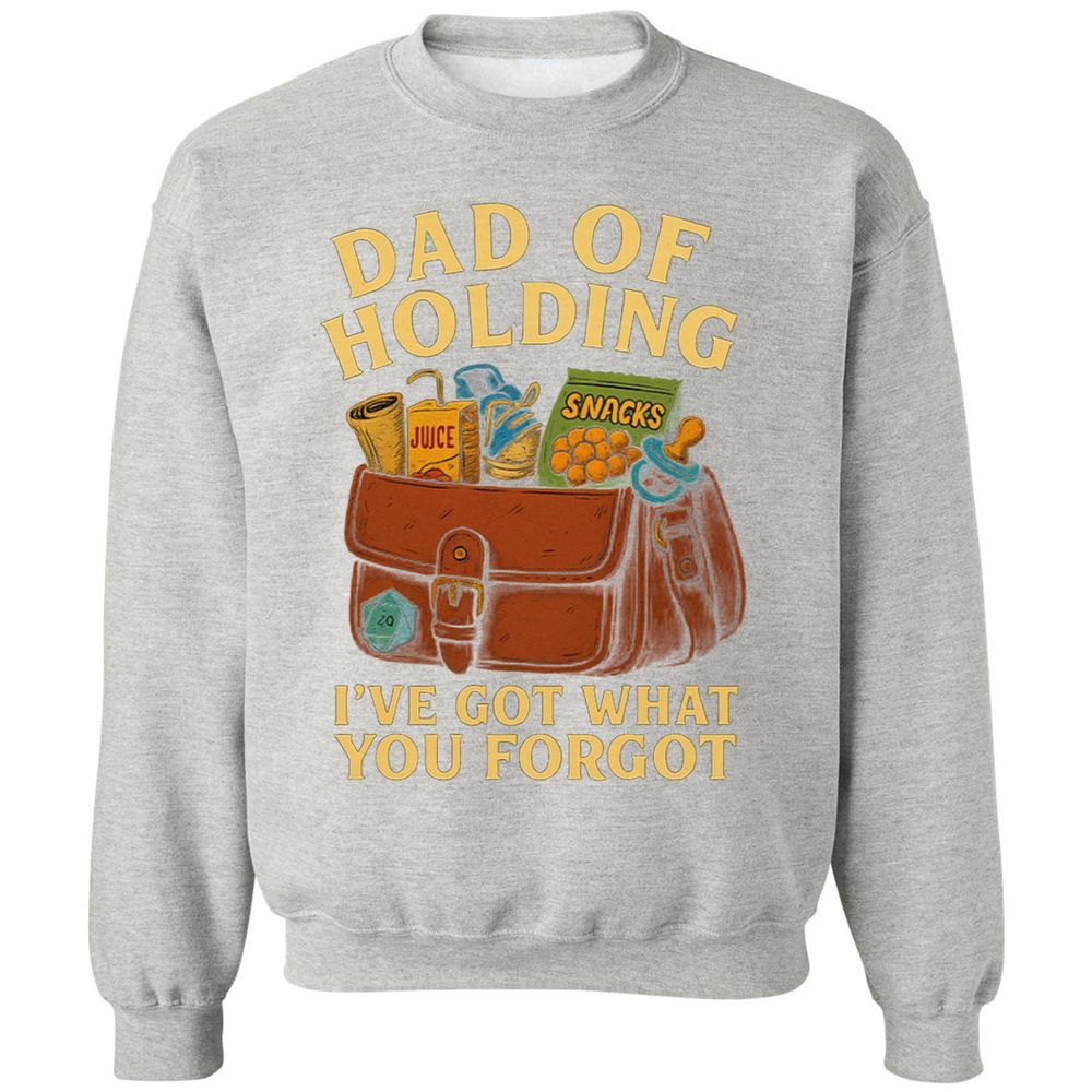 Dad Of Holding Classic Unisex Sweatshirt - Ash - 8