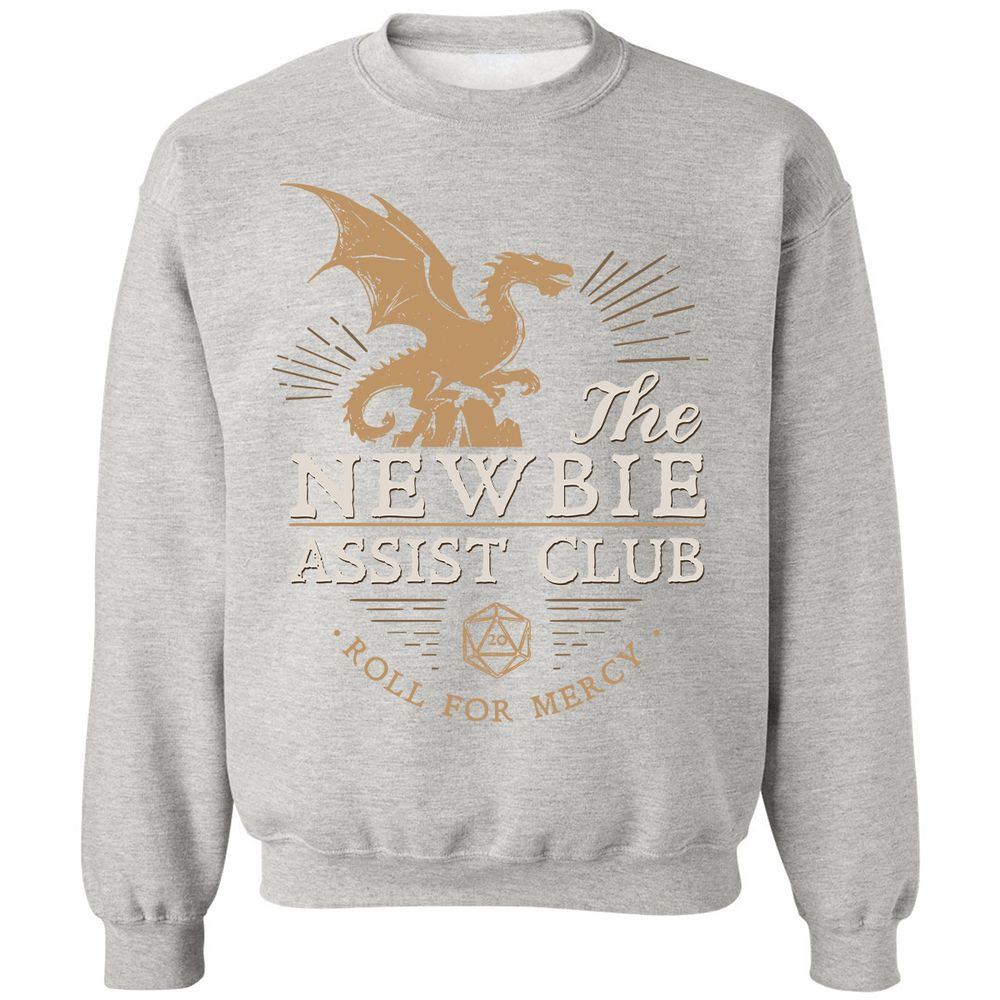 The Newbie Assist Club Classic Unisex Sweatshirt - Ash - 8