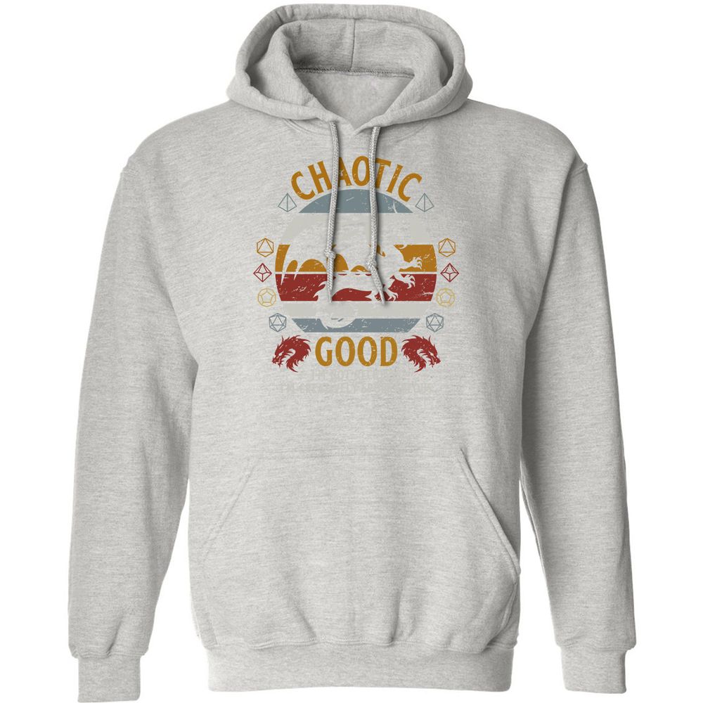 Chaotic Good Classic Unisex Hoodie - Ash - 8