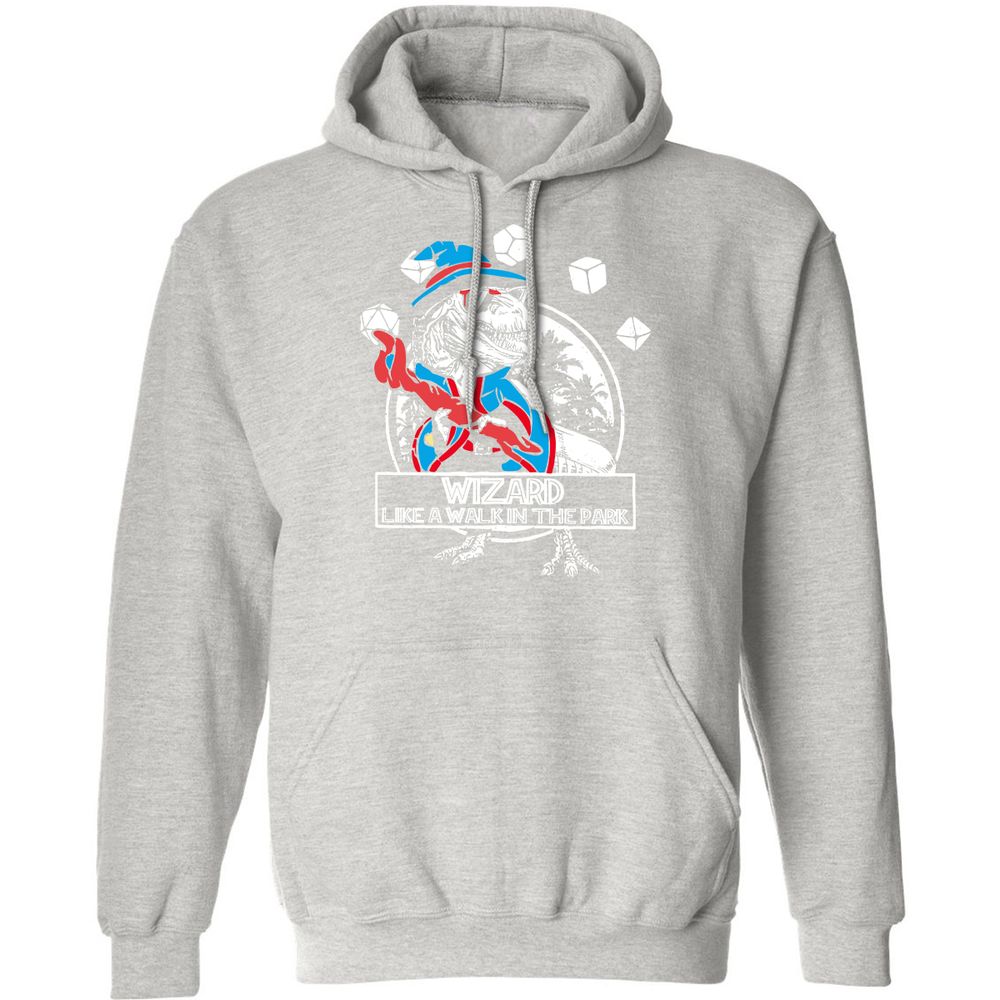 Wizard Like The Walk In The Park Classic Unisex Hoodie - Ash - 8