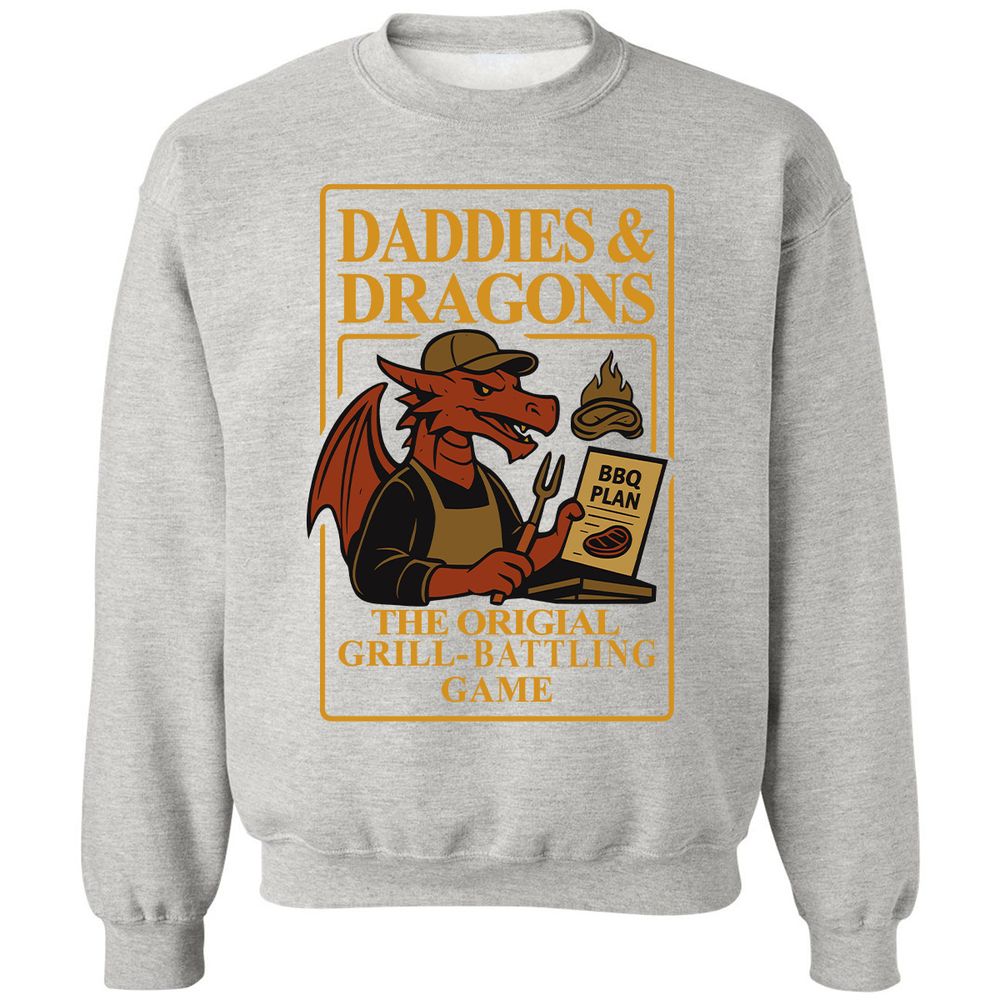 Daddies & Dragons Classic Unisex Sweatshirt - Ash - 8