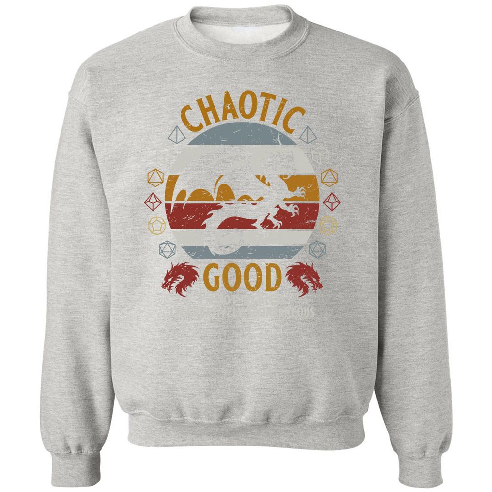 Chaotic Good Classic Unisex Sweatshirt - Ash - 8