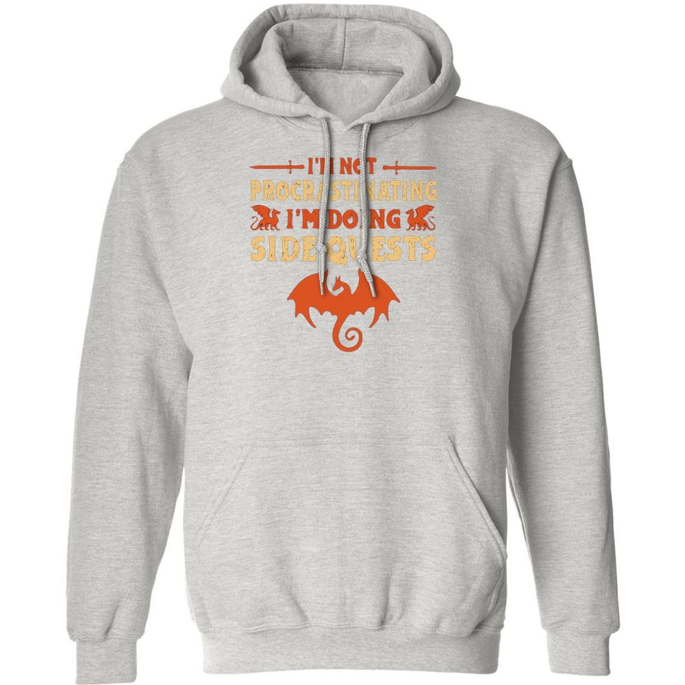 I'm Doing Side Quests Classic Unisex Hoodie - Ash - 8