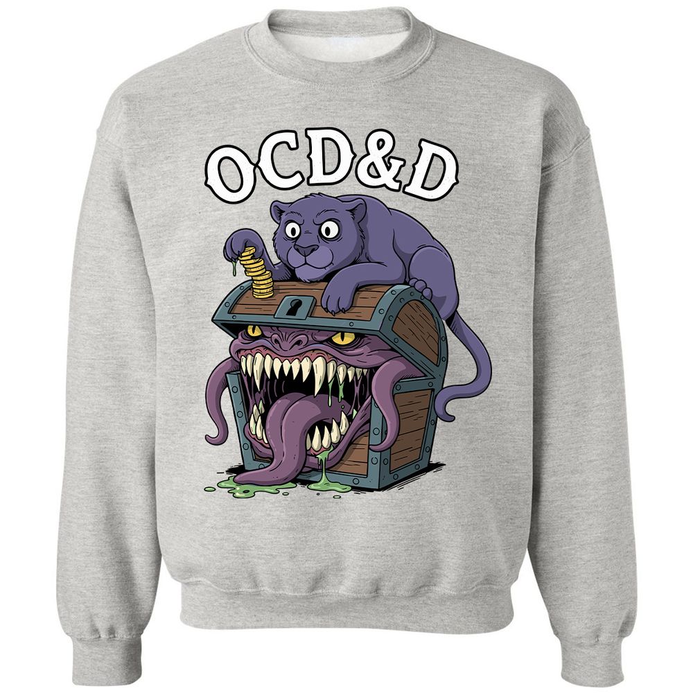 OCD&D Classic Unisex Sweatshirt - Ash - 8