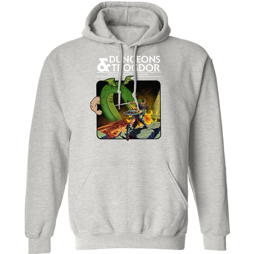 Trogdor Classic Unisex Hoodie - Ash - 8