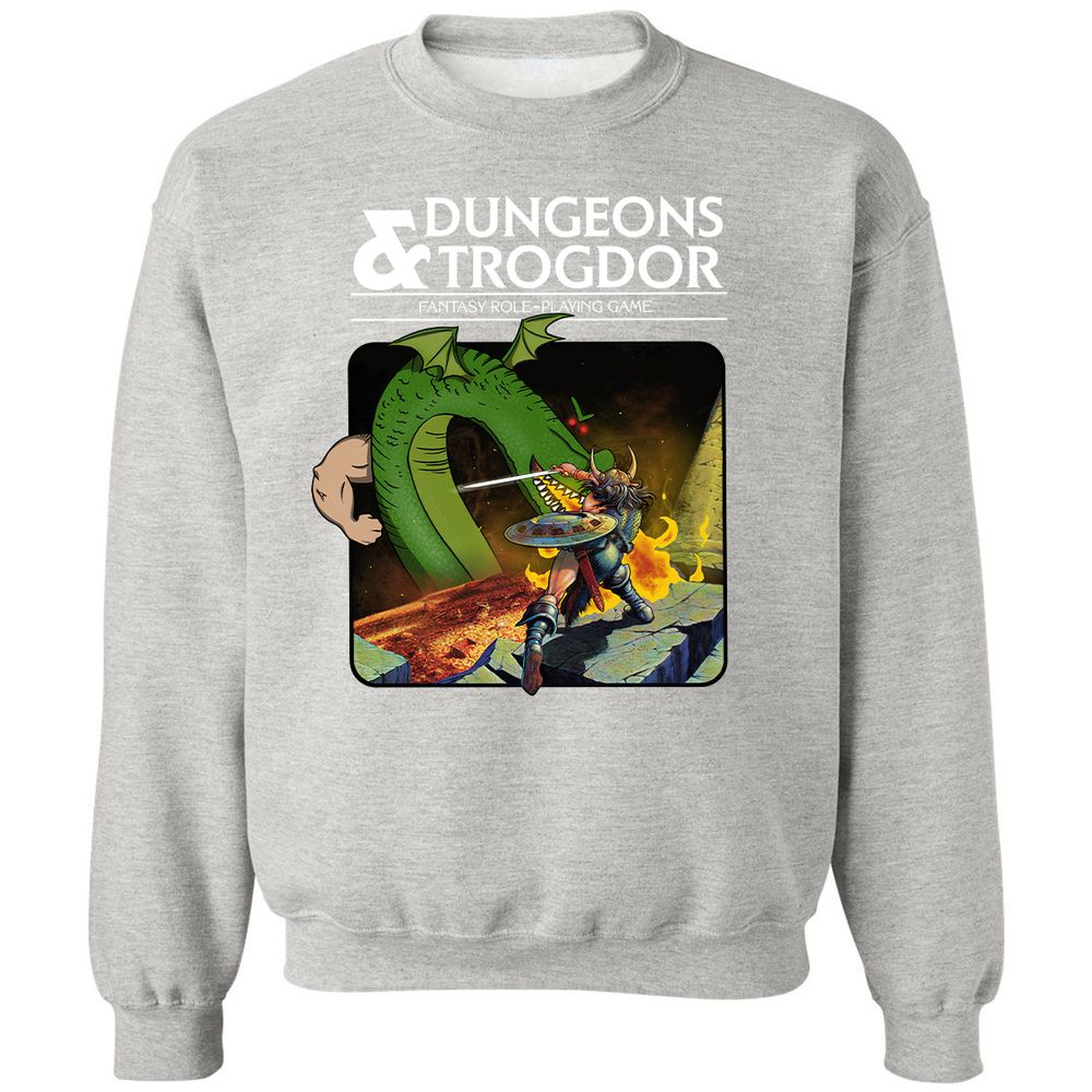 Trogdor Classic Unisex Sweatshirt - Ash - 8