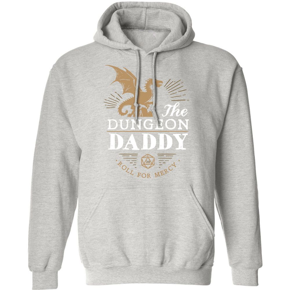 Dungeon Daddy Roll For Mercy Classic Unisex Hoodie - Ash - 8