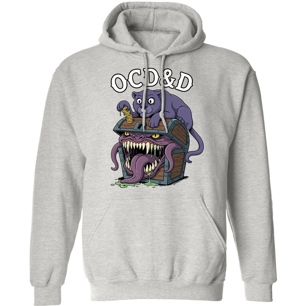 OCD&D Classic Unisex Hoodie - Ash - 8