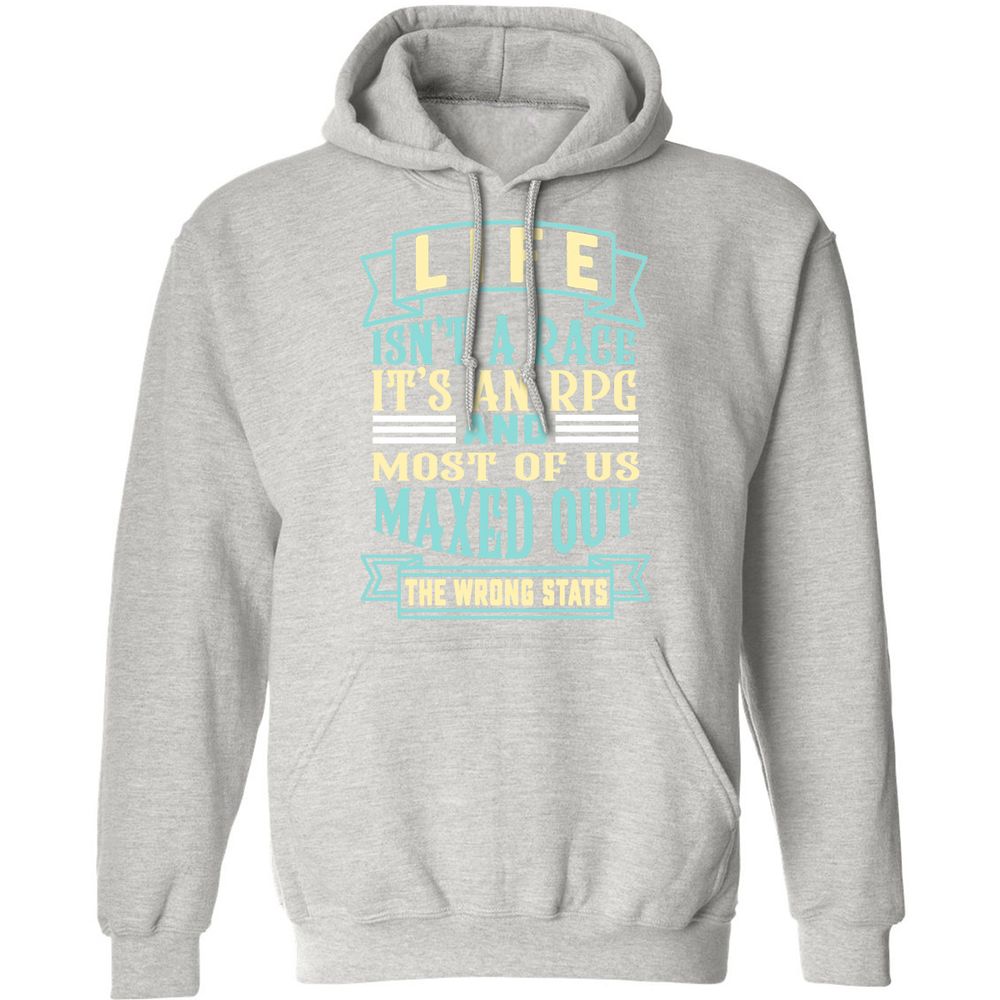 Life Is A RPG Classic Unisex Hoodie - Ash - 8