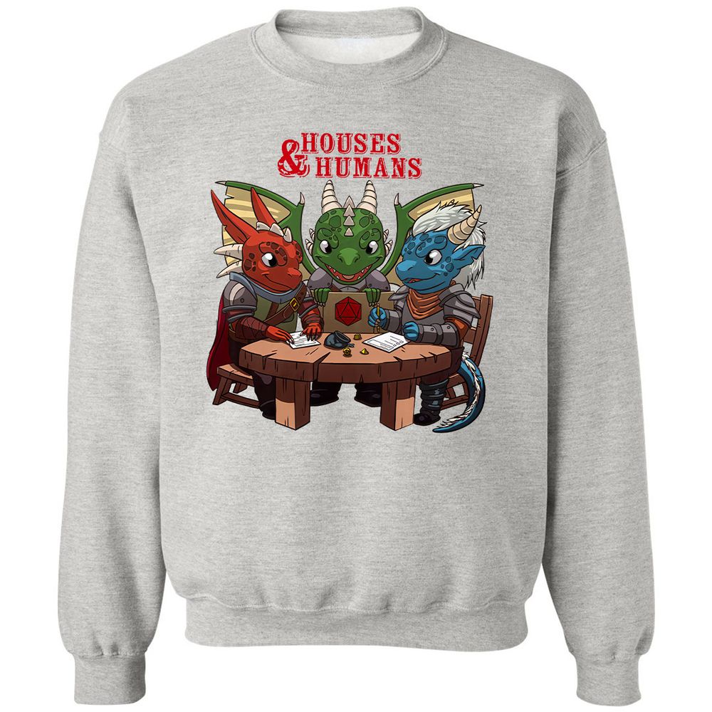 Houses & Humans Classic Unisex Sweatshirt - Ash - 8
