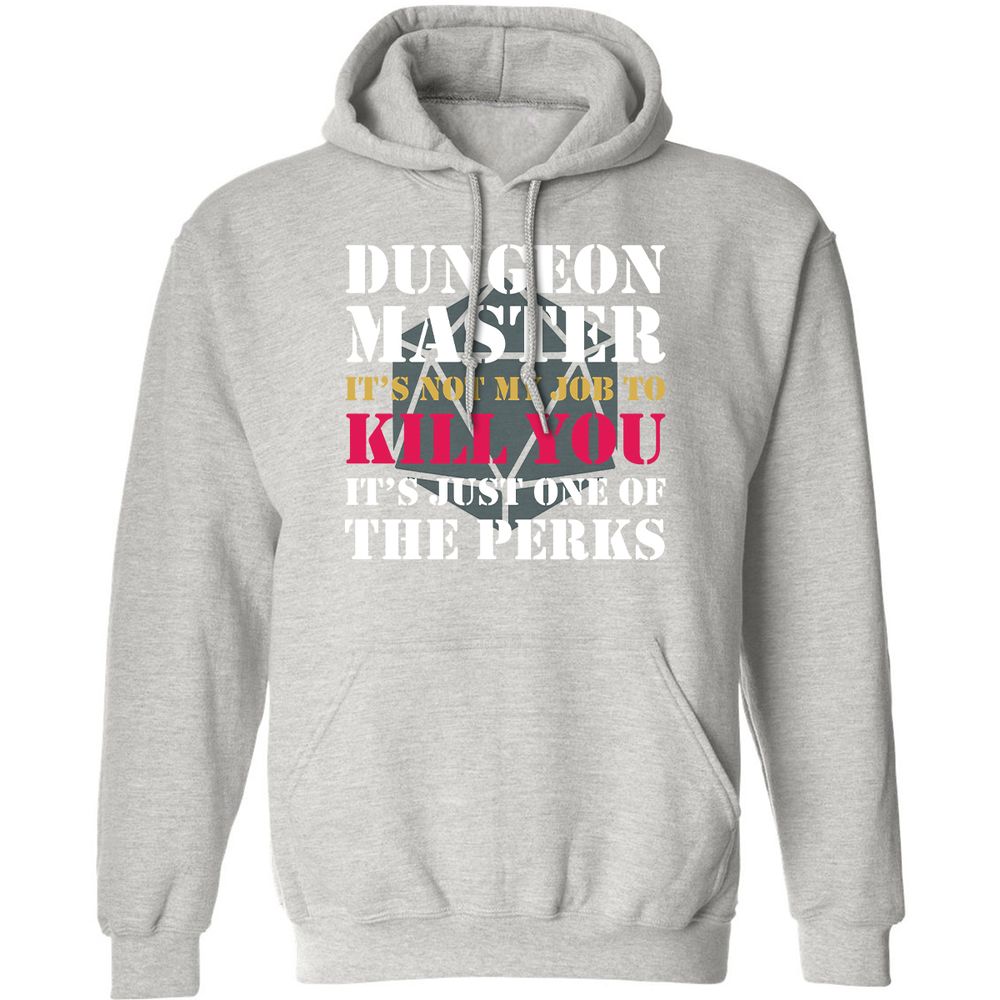 DUNGEON MASTER NOT MY JOB Classic Unisex Hoodie - Ash - 8