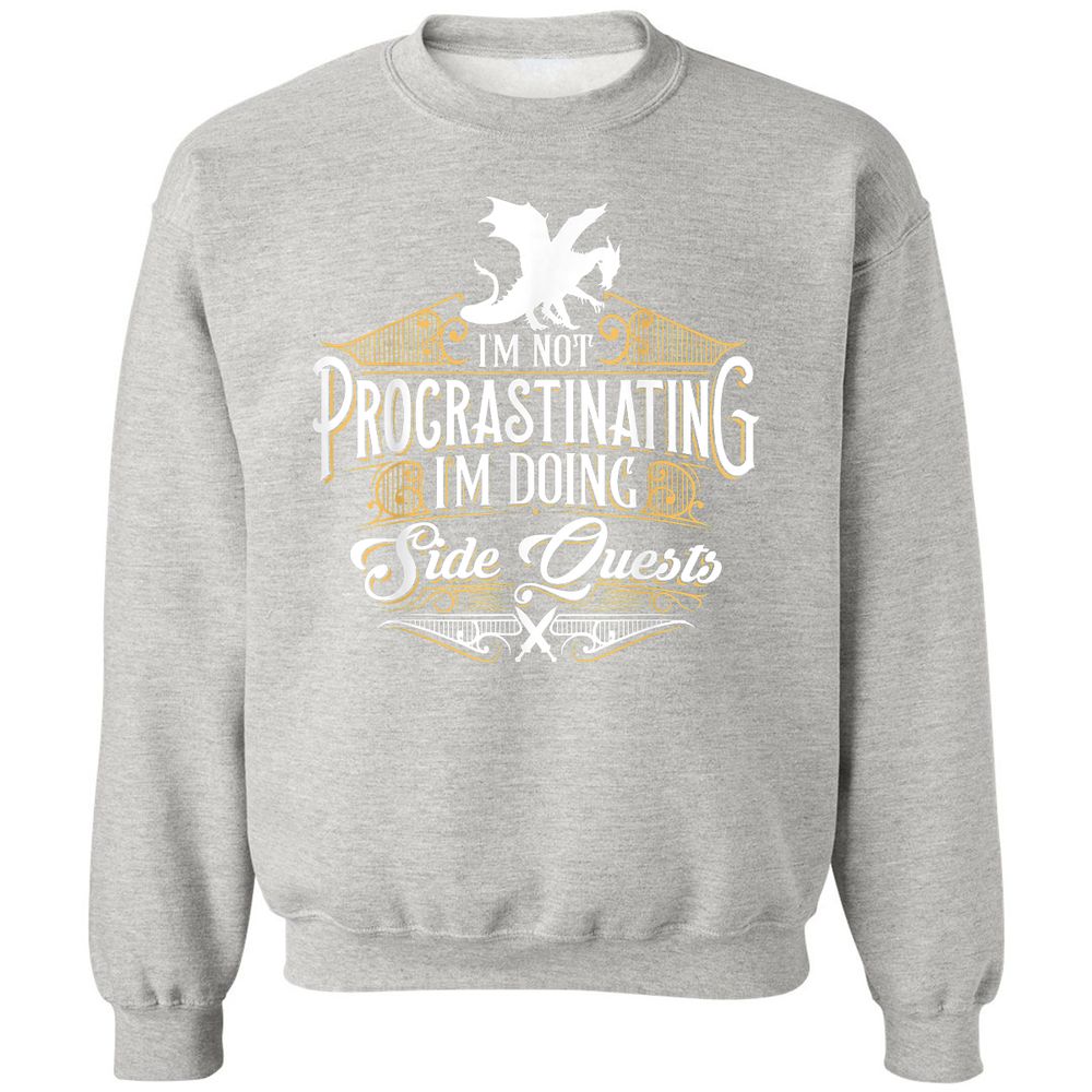 I'm Doing Side Quests Classic Unisex Sweatshirt - Ash - 8