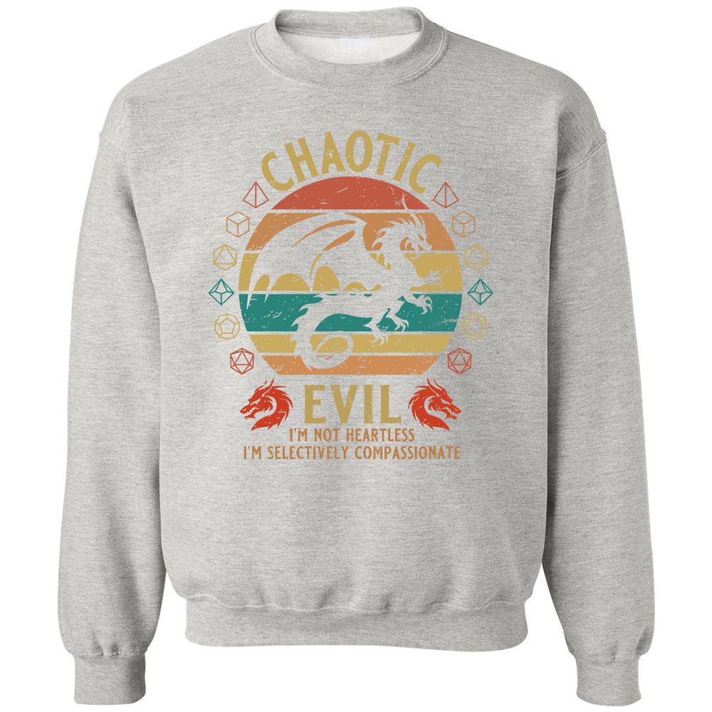 Chaotic Evil Classic Unisex Sweatshirt - Ash - 8