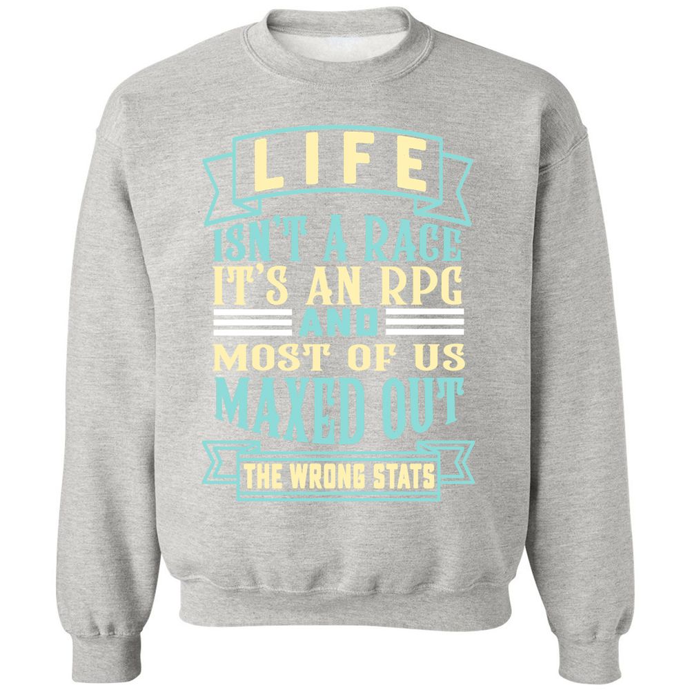 Life Is A RPG Classic Unisex Sweatshirt - Ash - 8