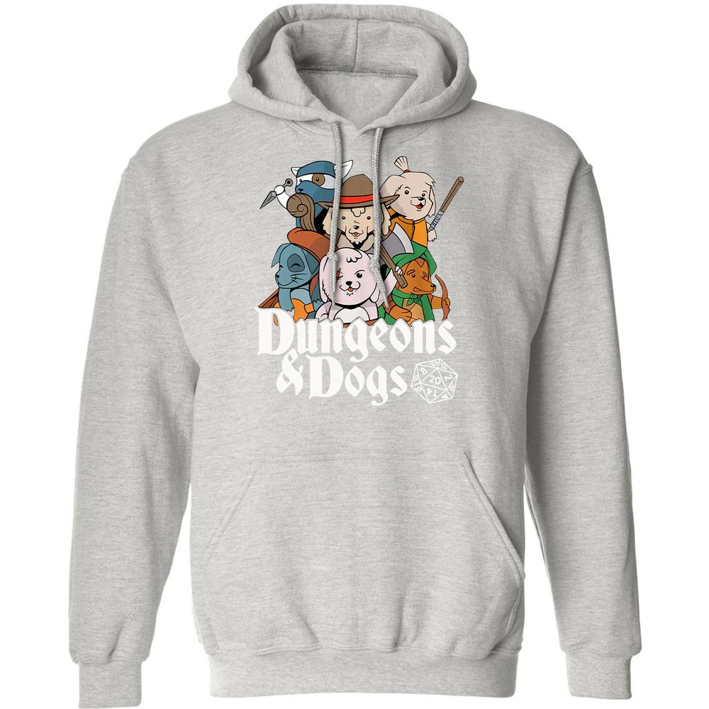 Dungeons & Dogs Classic Unisex Hoodie - Ash - 8