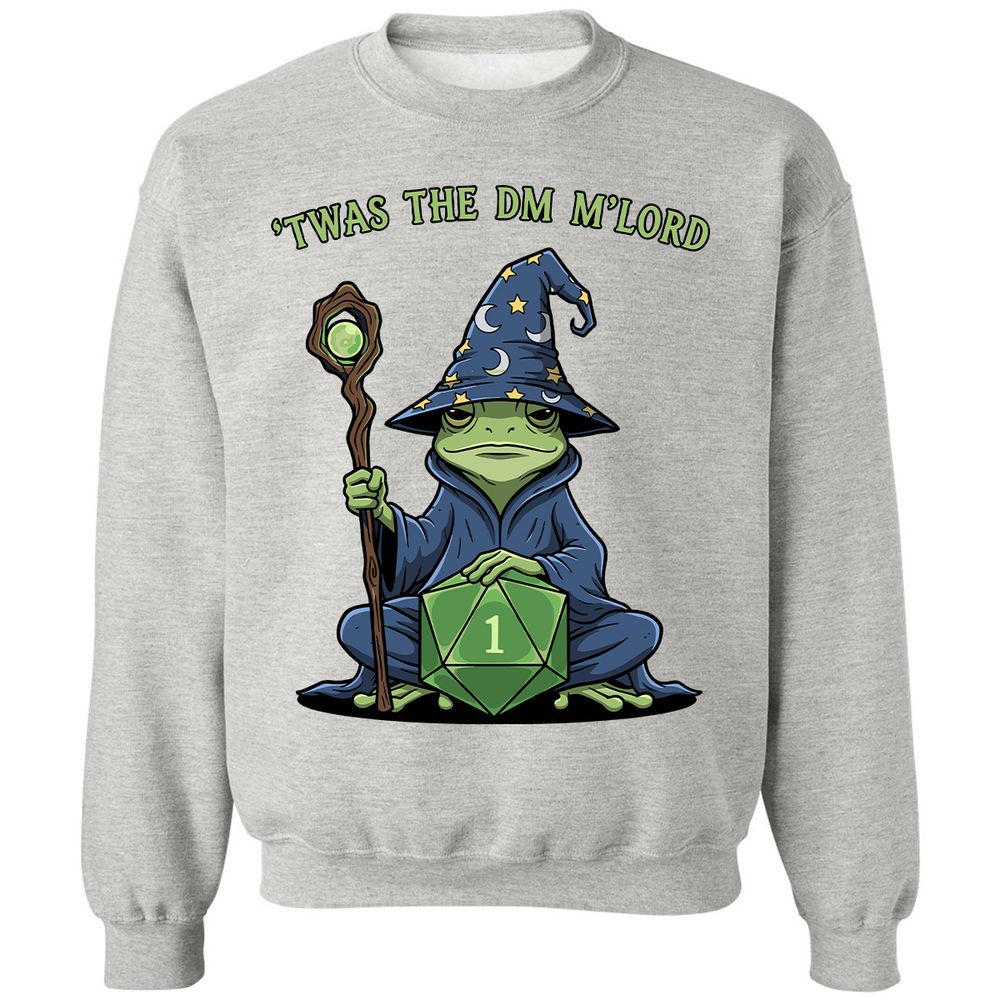 Twas the DM M’lord Classic Unisex Sweatshirt - Ash - 8