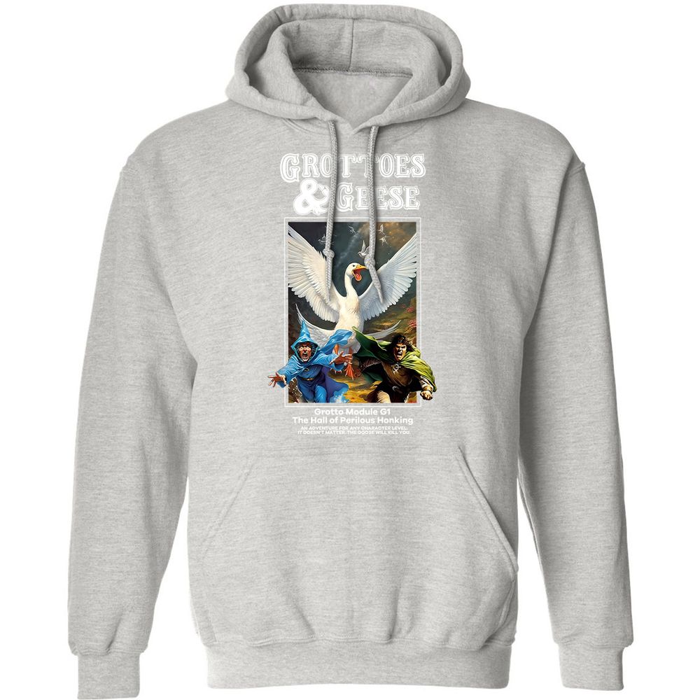 Grottoes & Geese Classic Unisex Hoodie - Ash - 8