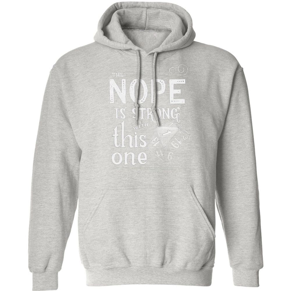 The NOPE is Strong with This One Classic Unisex Hoodie - Ash - 8
