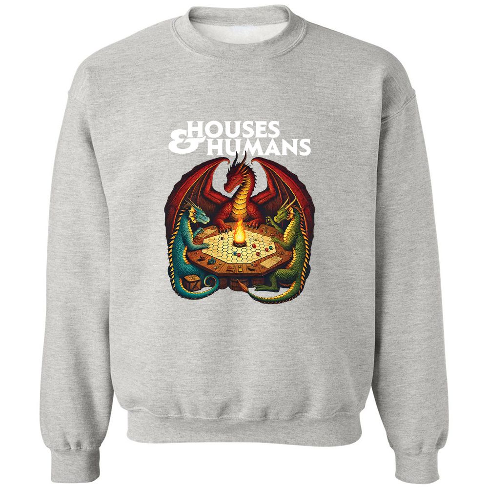 Houses & Humans Classic Unisex Sweatshirt - Ash - 8