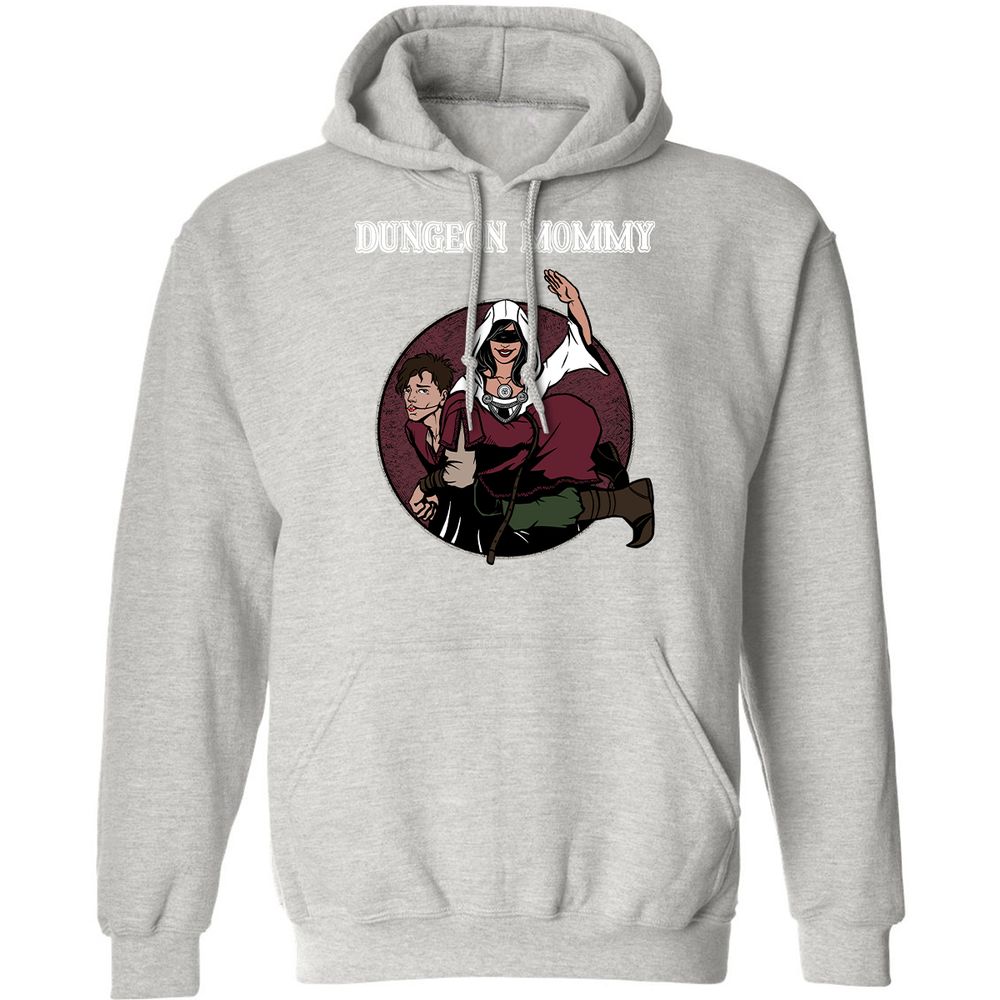 Dominant Dungeon Mommy Classic Unisex Hoodie - Ash - 8