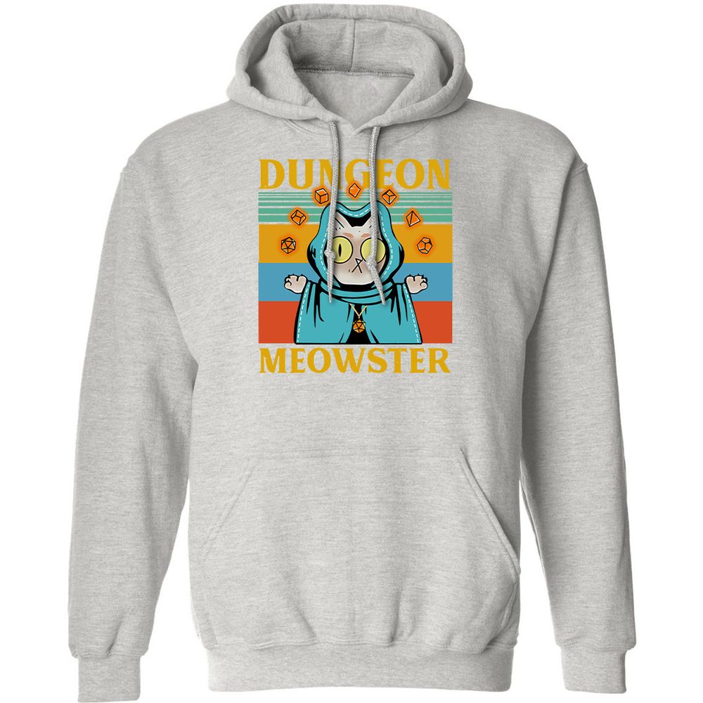 Dungeon Meowster Classic Unisex Hoodie - Ash - 8