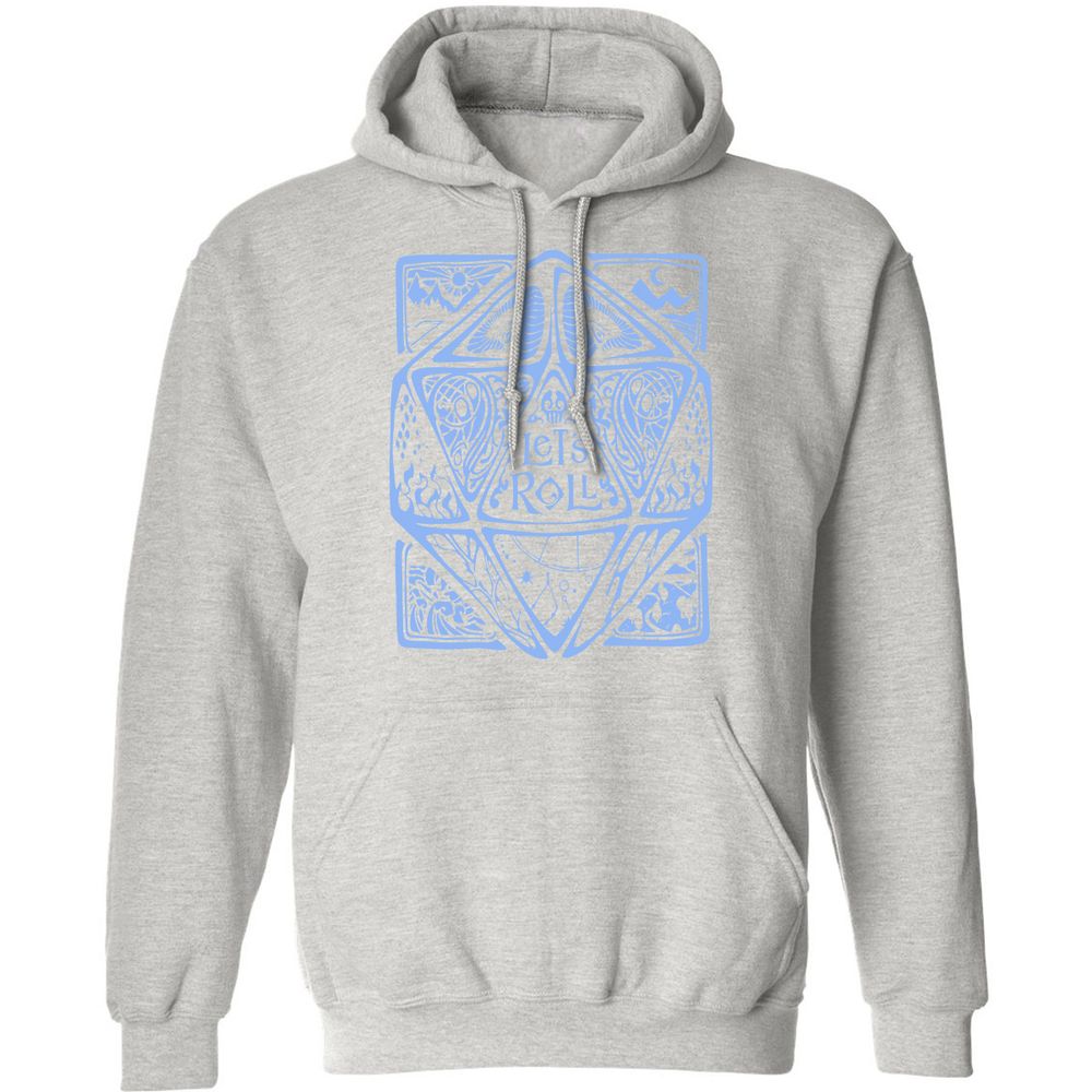 Let's Roll Classic Unisex Hoodie - Ash - 8