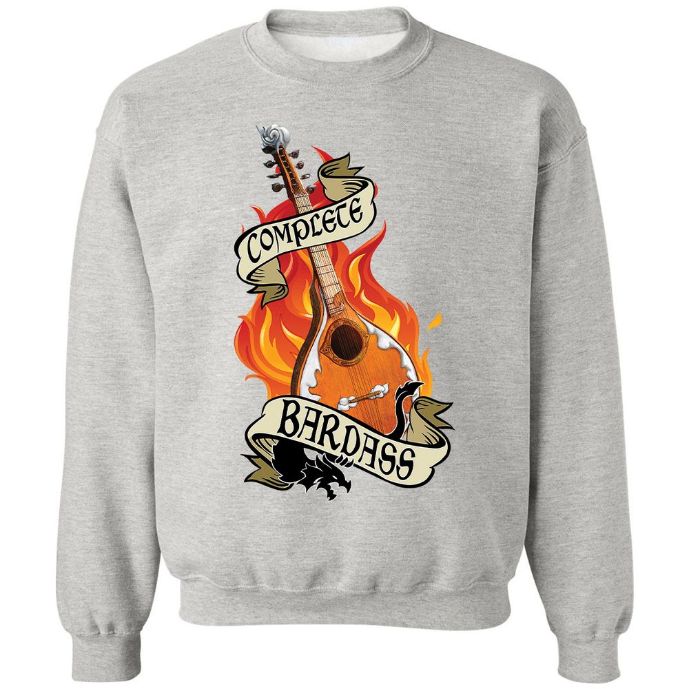 Complete Bardass Classic Unisex Sweatshirt - Ash - 8