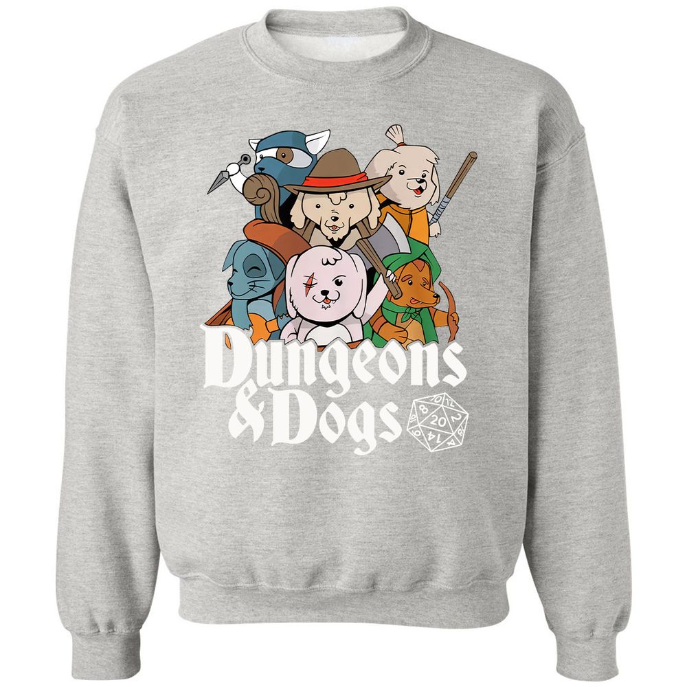 Dungeons & Dogs Classic Unisex Sweatshirt - Ash - 8