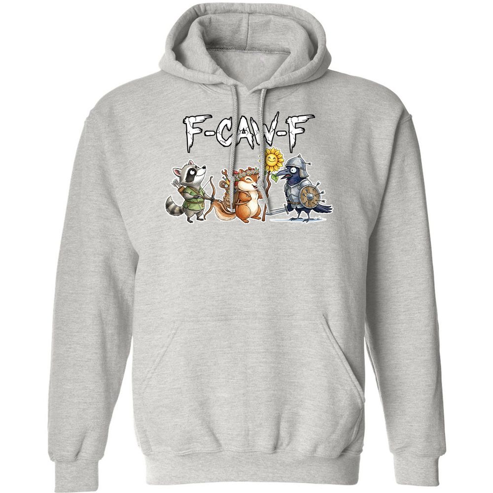 F-CAW-F Adventuring party Classic Unisex Hoodie - Ash - 8