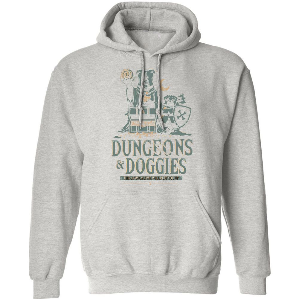 Dungeons & Doggies Classic Unisex Hoodie - Ash - 8