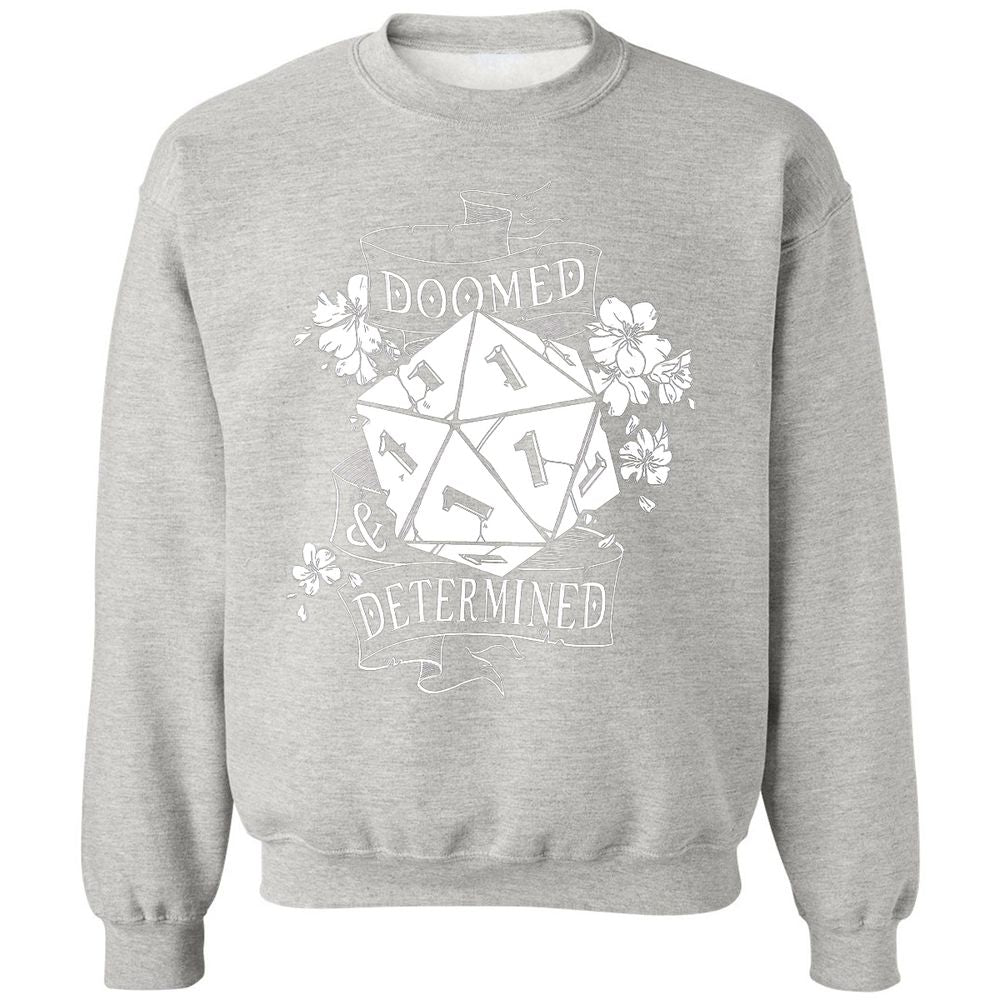 Doomed Determined Classic Unisex Sweatshirt - Ash - 8