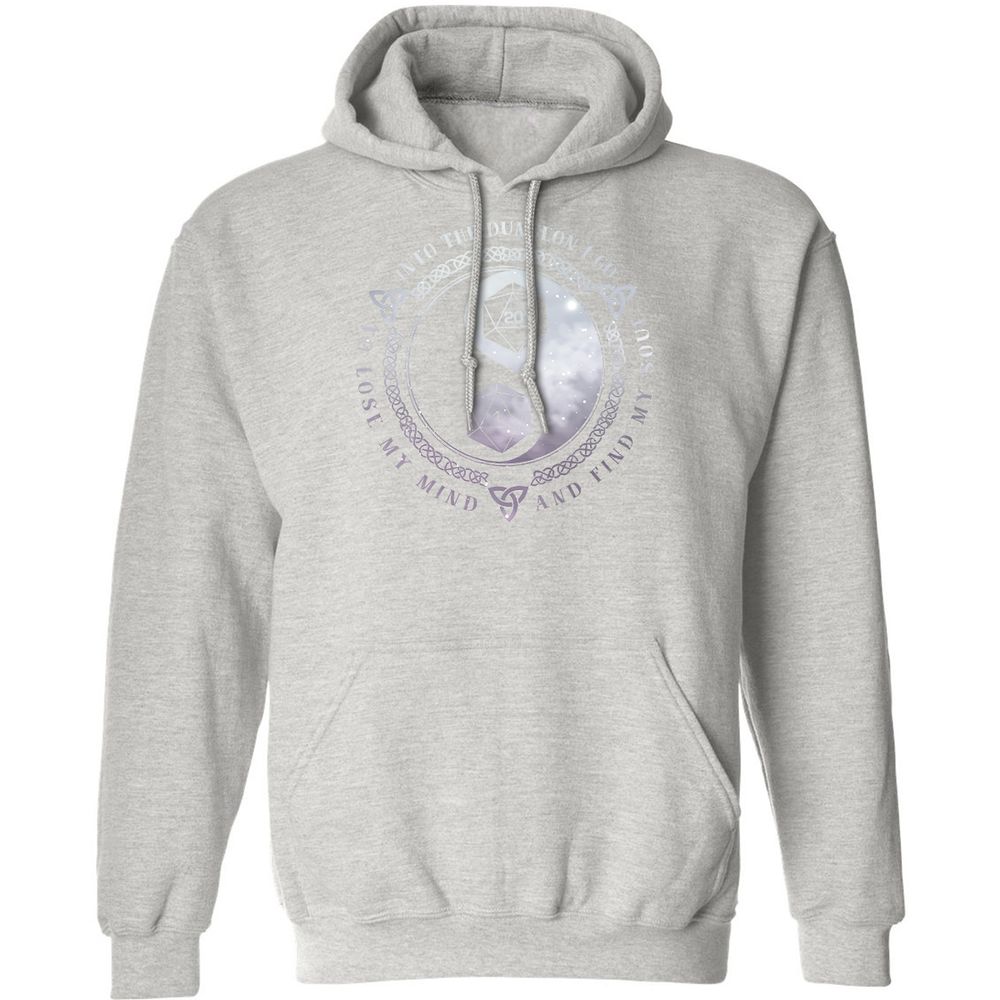 Into The Dungeon I Go Classic Unisex Hoodie - Ash - 8