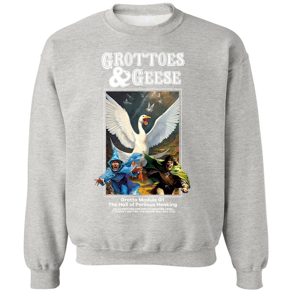 Grottoes & Geese Classic Unisex Sweatshirt - Ash - 8
