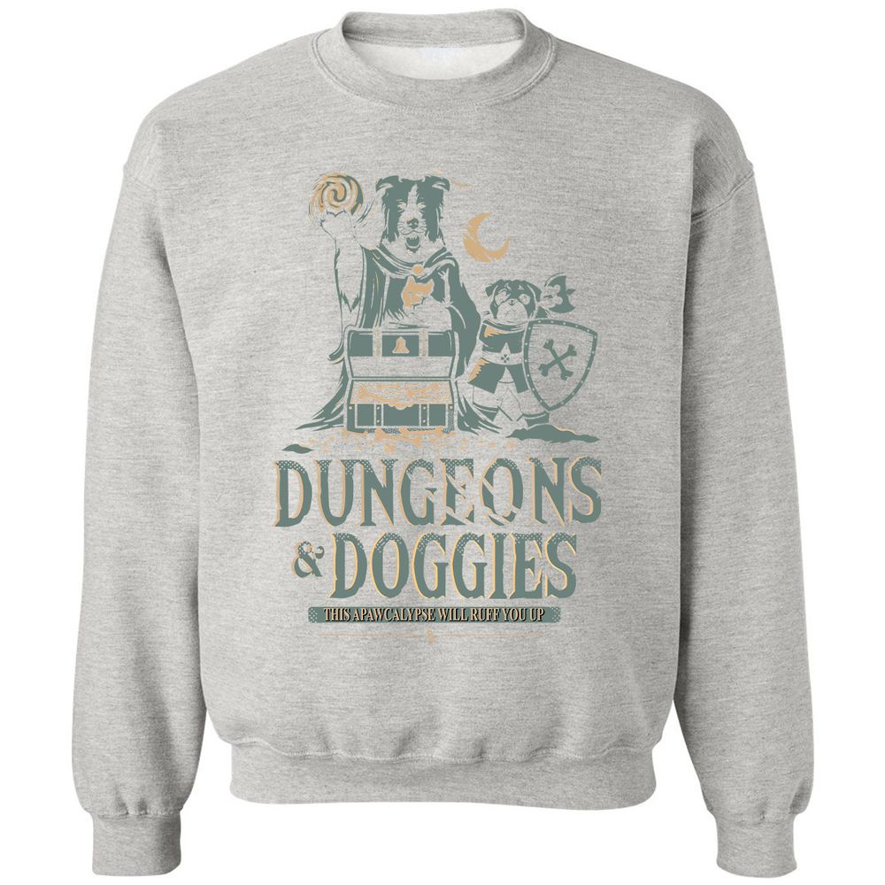Dungeons & Doggies Classic Unisex Sweatshirt - Ash - 8
