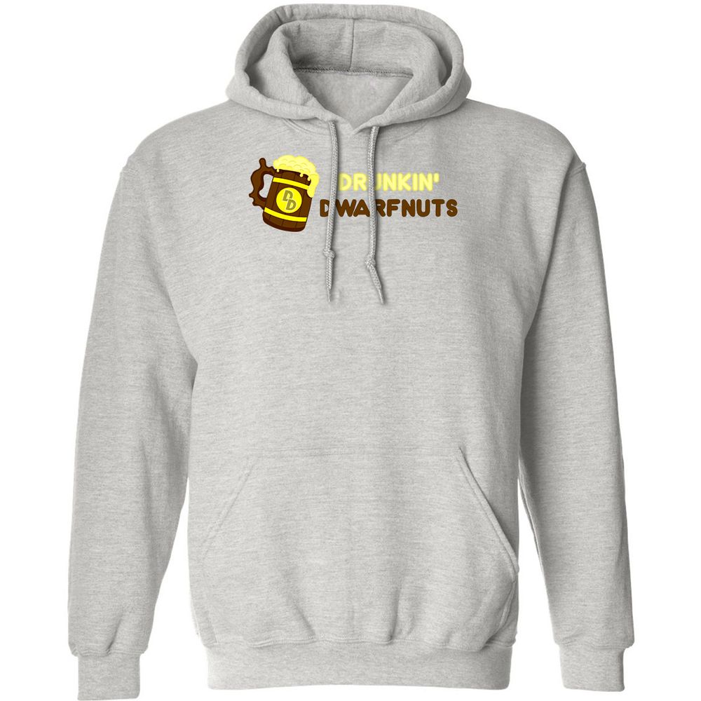 Drunkin' Dwartnuts Classic Unisex Hoodie - Ash - 8