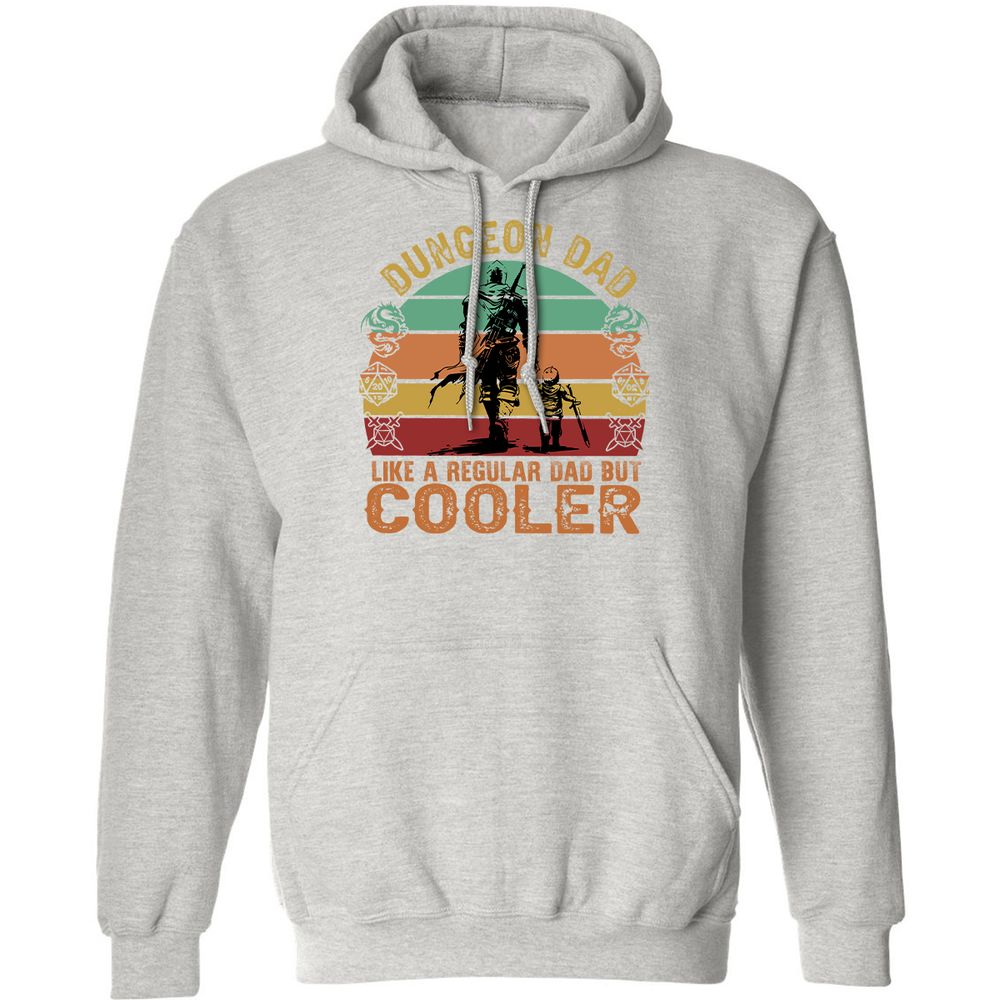 Dungeon Dad Like A Regular Dad Classic Unisex Hoodie - Ash - 8