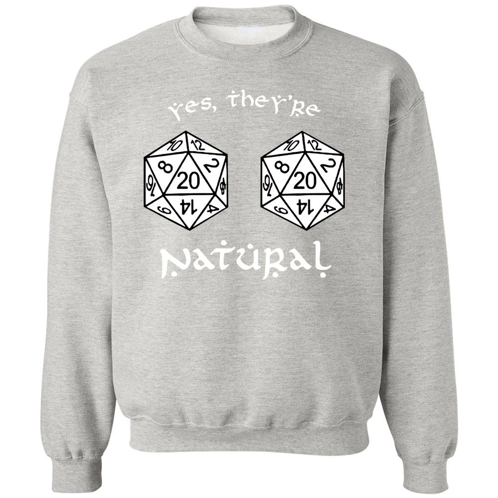 They Are Natural Classic Unisex Sweatshirt - Ash - 8