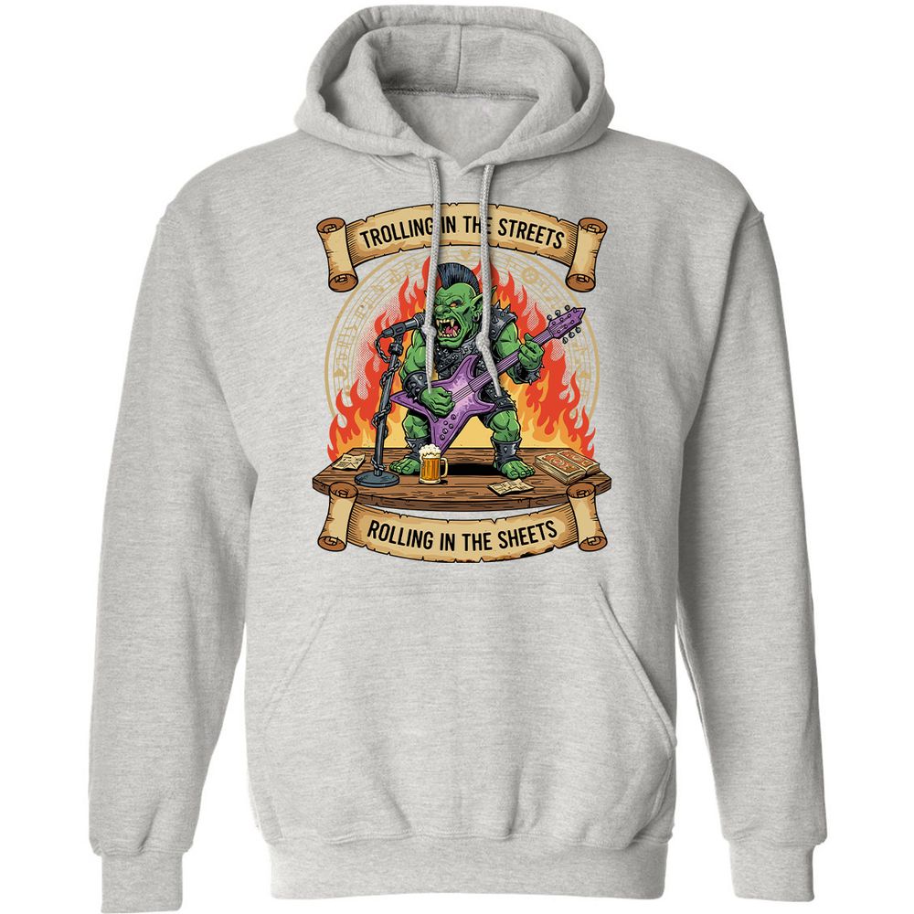 Trolling in the Streets Classic Unisex Hoodie - Ash - 8