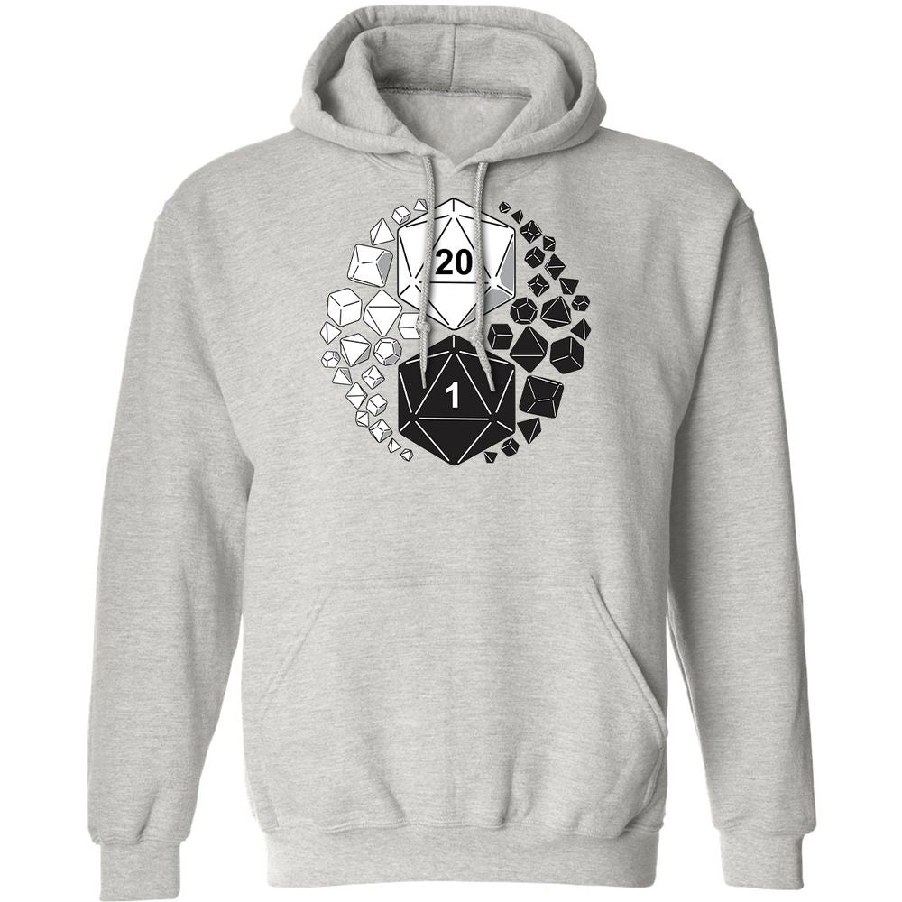 Gaming Yin Yang Classic Unisex Hoodie - Ash - 8