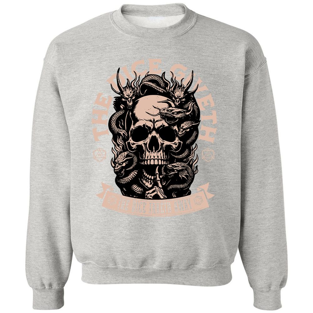 The Dice Giveth The Dice Taketh Away Classic Unisex Sweatshirt - Ash - 8