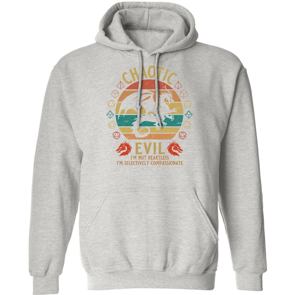 Chaotic Evil Classic Unisex Hoodie - Ash - 8