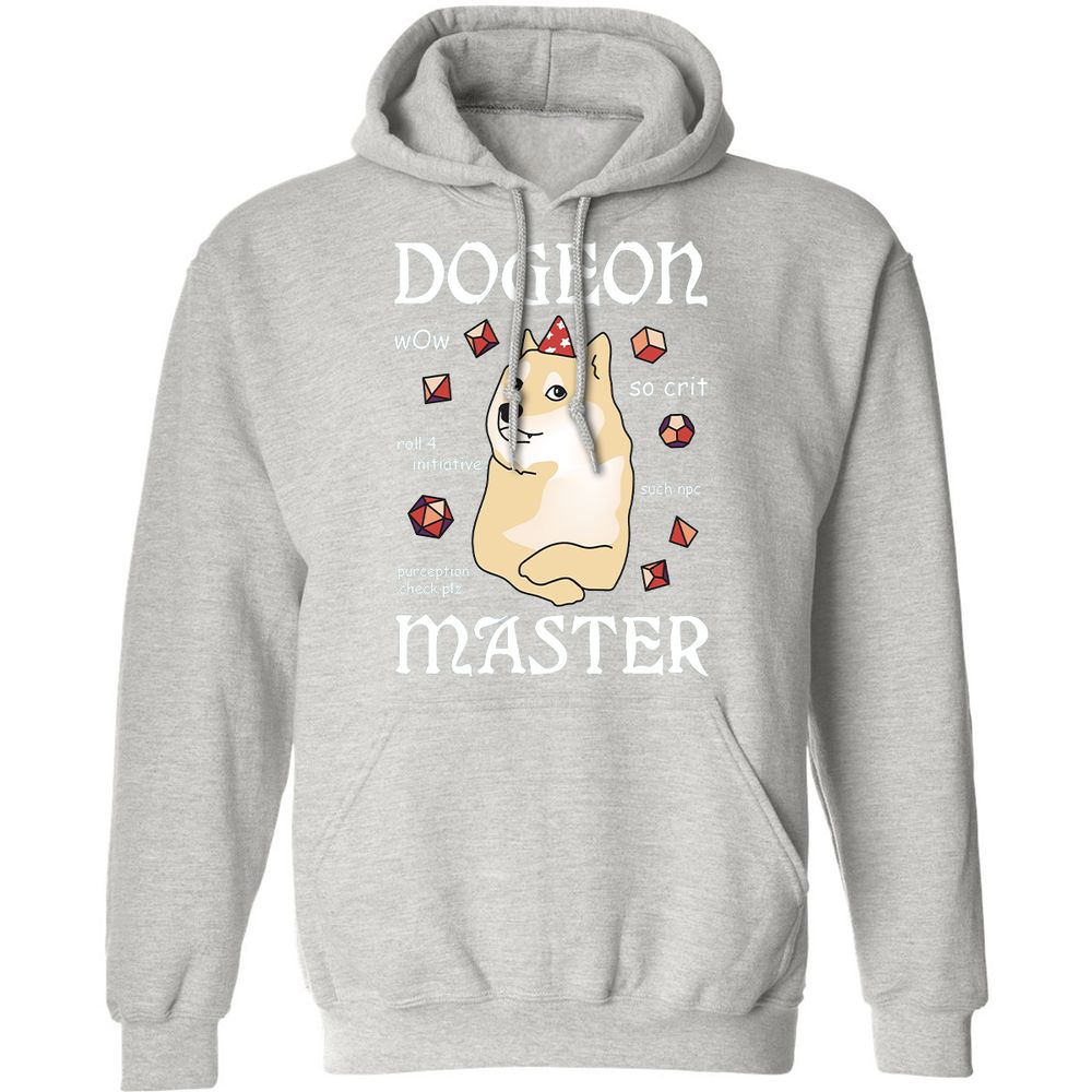 Dogeon Master Classic Unisex Hoodie - Ash - 8
