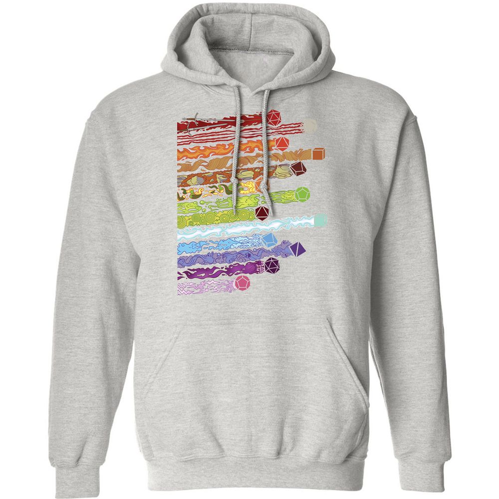 Damage Dices Classic Unisex Hoodie - Ash - 8